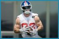 Longtime Giants defensive end who has cohosted the third hour of Good Morning America since July 2018: 2 wds.